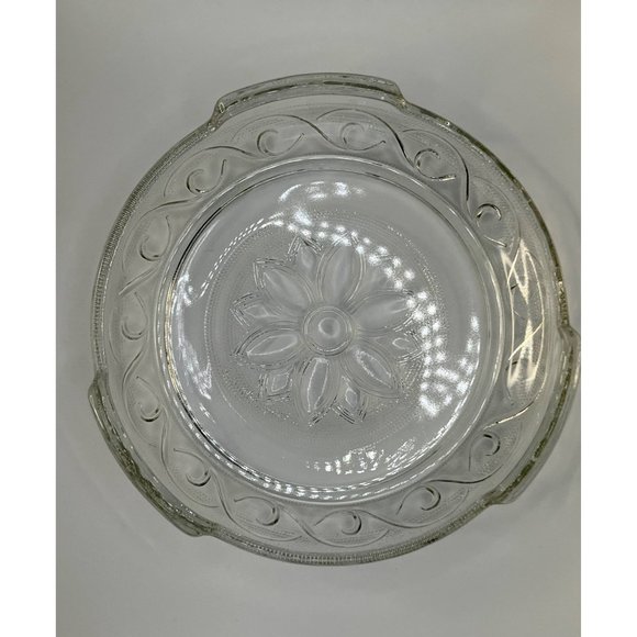 Vintage Indiana Glass Co. Clear Tiara Punch Bowl Stand, Base Only - Picture 3 of 3